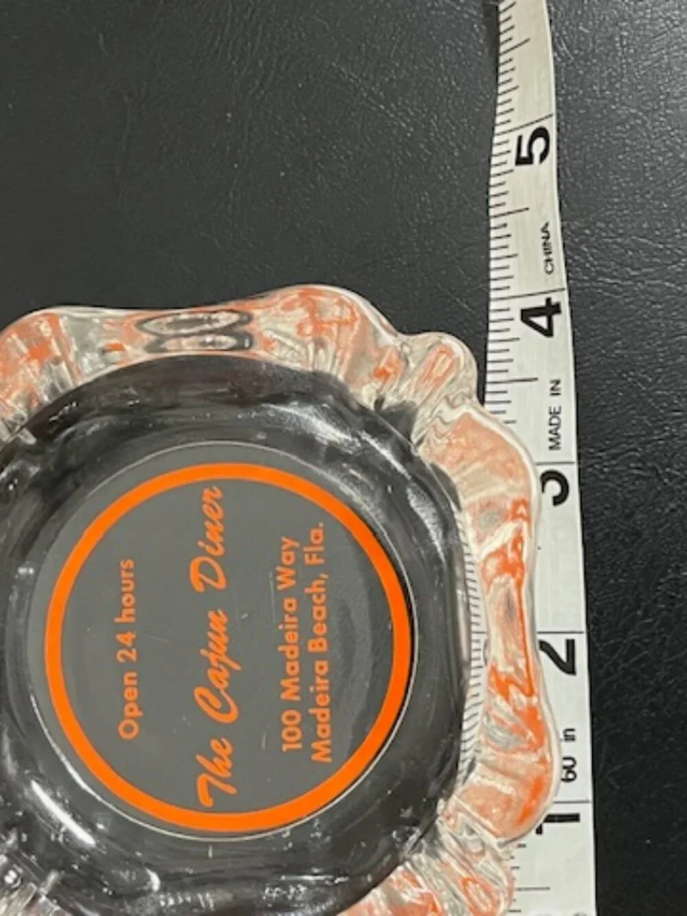 The Cajun Diner Madeira Beach Florida Ash Tray